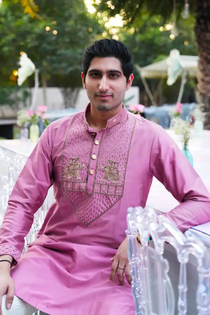 Hand embroidered Kurta - Image 5