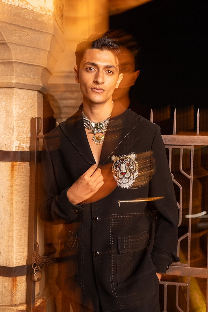 Tiger Embroidered Shacket - Image 5