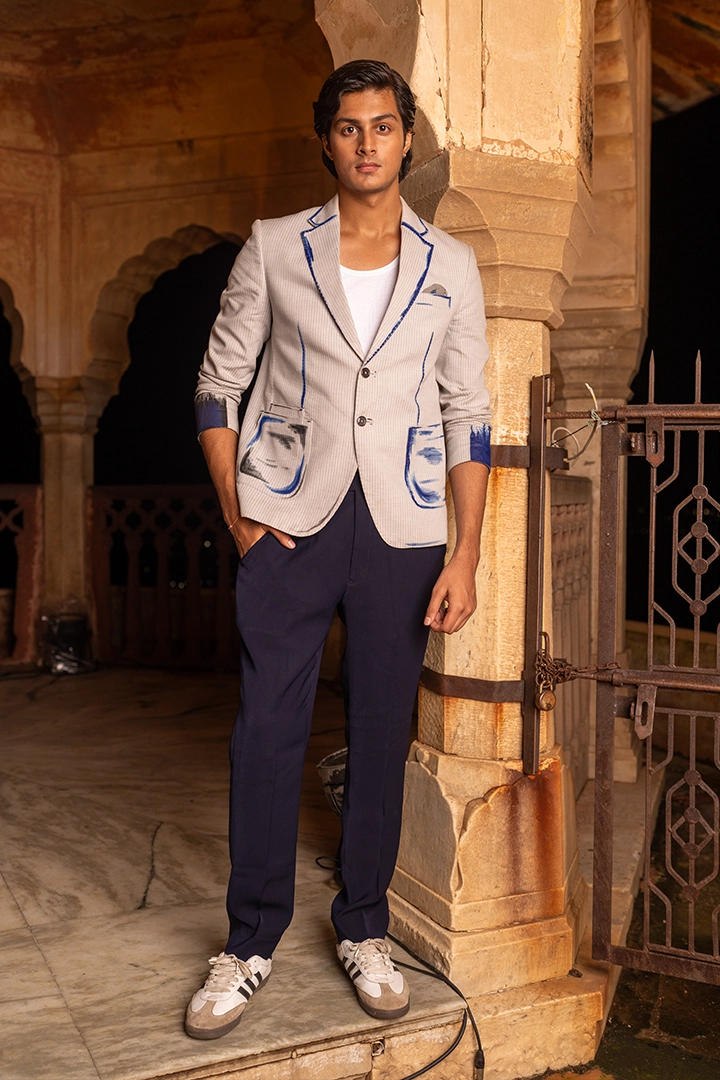 Hand-Painted Blazer - Image 5