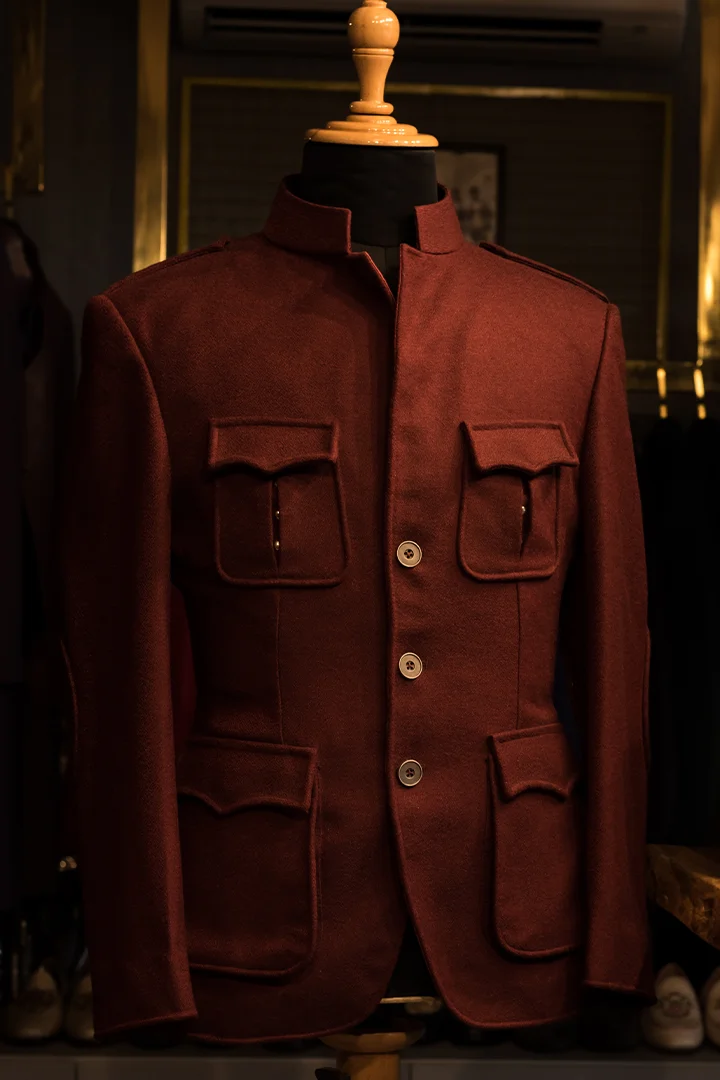 Maroon Hunter Coat
